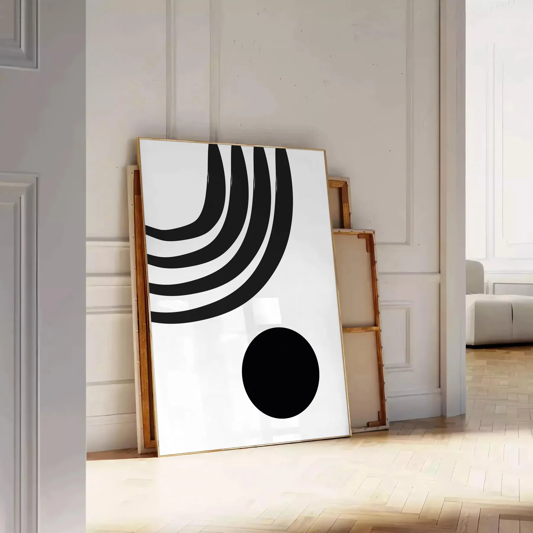 space Boho Abstract 50 poster stunning piece chic wall art artistic flair modern elegance gift unique addition decor unframed versions style