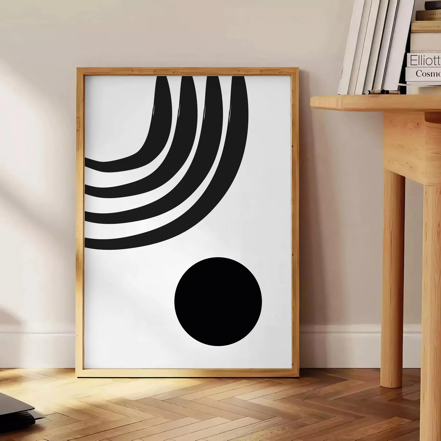 space Boho Abstract 50 poster stunning piece chic wall art artistic flair modern elegance gift unique addition decor unframed versions style