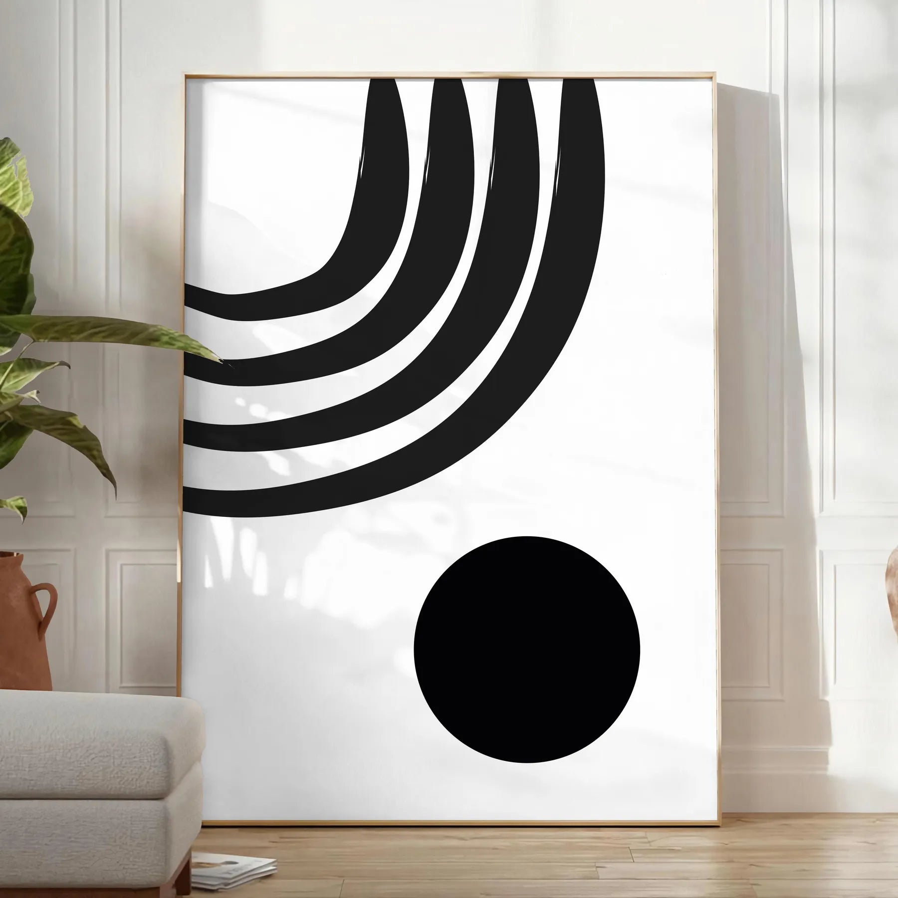 space Boho Abstract 50 poster stunning piece chic wall art artistic flair modern elegance gift unique addition decor unframed versions style