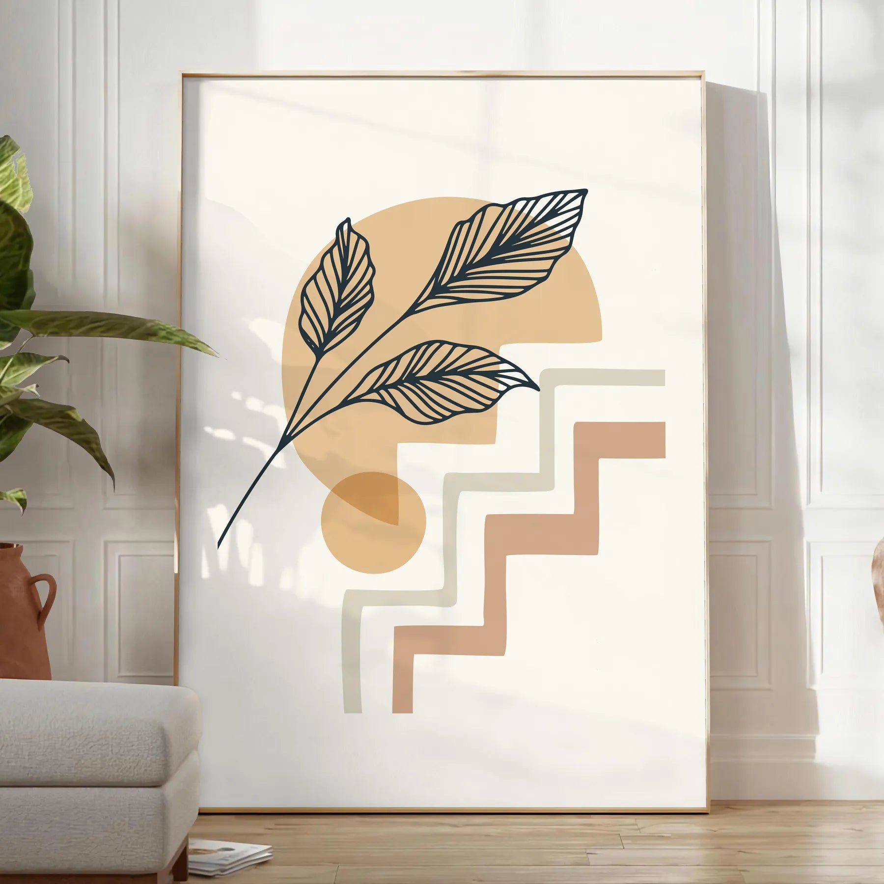 touch boho elegance space Abstract 55 art prints stunning poster design bohemian flair perfect piece wall unique gift framed frameless version style